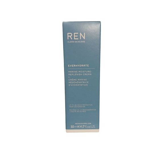 REN Clean Skincare Everhydrate Marine Moisture Replenish Cream NIB Sealed 50ml - Picture 1 of 8